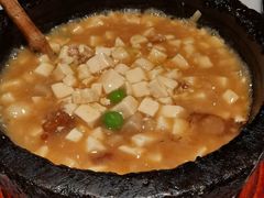 石锅鸡汤豆腐-绿茶餐厅(松江万达店)