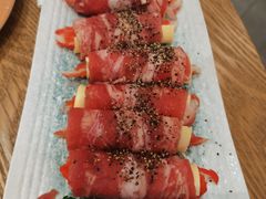 芝士雪蟹柳肥牛卷-北京小炮儿炙子烤肉·铜锅涮肉(南京弘阳广场店)