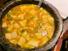 石锅鸡汤豆腐-绿茶餐厅(华联万柳店)