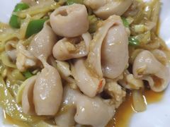 酸菜炒大肠-苏记农家菜馆