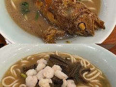 虾爆鳝面-奎元馆.百年奎元.非遗传承(西湖边的解放路店)