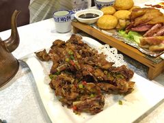 椒盐鸭架-京味民福烤鸭店(建设四马路店)