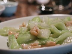 鲜核桃炒高山丝瓜-湖滨28中餐厅·西湖宴·杭州君悦酒店