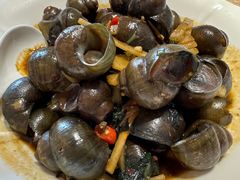 紫苏炒田螺-粤北餐馆