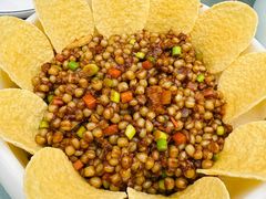 三蒸三煮肉沫烧青麦-天毓山庄·餐厅