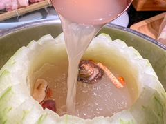 -得意咚瓜·顺德鱼生·冬瓜盅火锅