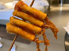 豆腐卷金针菇-张记炸串肠粉