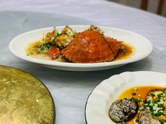 葱油梭子蟹-金海湾海鲜排档(朱家尖店)