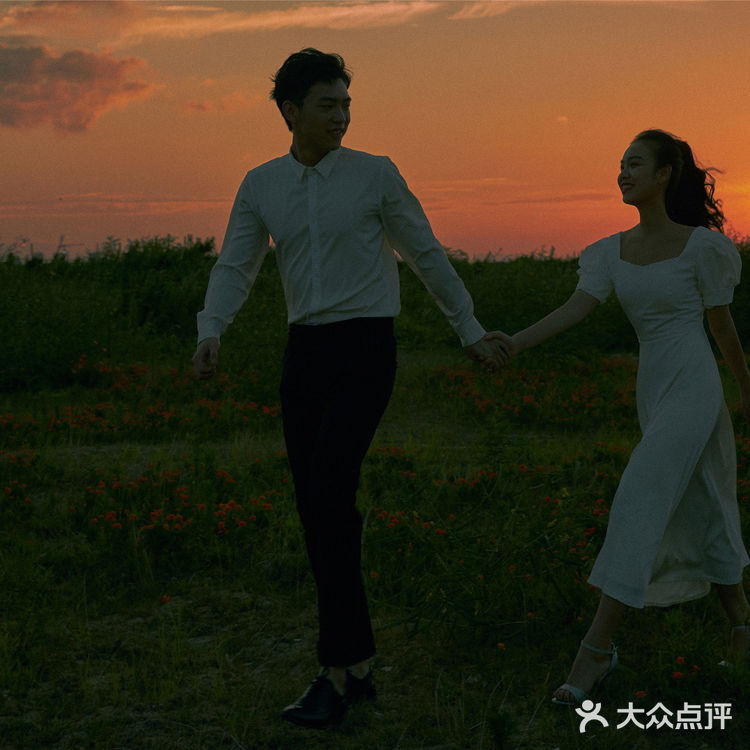 夕阳西下，唯美意境风婚纱照|夜景婚纱照 徐州婚纱照[胜利]