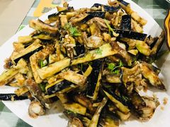 茄子拌扇贝-华圆美食-老蓬莱菜(蓬港路店)