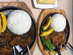 铁板黑椒骨-佰搭果·广式茶餐厅(石牌东路店)