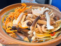 见手青野生菌乌鸡汤锅-饱嗝·泰傣厨房(国创园店)