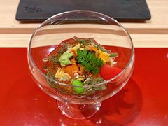 大闸蟹鱼子酱莼菜冻-橼舍鮨青木