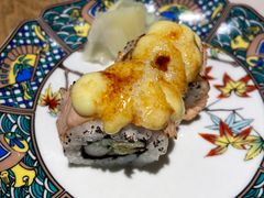 焦糖三文鱼卷-新一喜铁板料理餐厅·铁板放题(北国商城店)