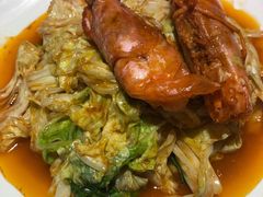 大虾炒白菜-吕氏疙瘩汤·私家菜馆(慈云寺店)