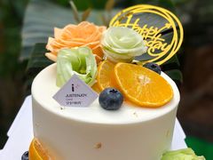 情深似海森系动物奶油水果蛋糕-艾加柒克蛋糕茶歇甜品台(春熙路店)