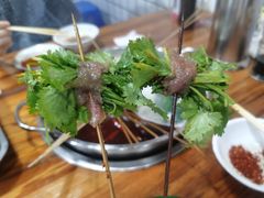 香菜牛肉-三番火辣串串香(总店)