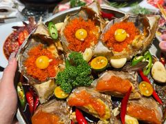 -草家酱蟹炭火烤肉店(珲春南路一店)
