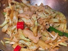 干锅有机花菜-绿茶餐厅(蓝色港湾店)