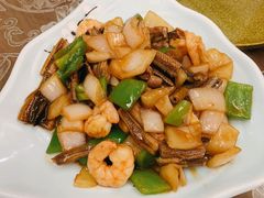 虾爆鳝背-骆驼阿三饭店(迪赛邻里店)