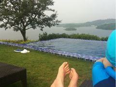 山顶泳池！-天目湖涵田半山温泉水乐园