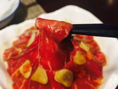 柚汁拌生牛肉-肆月河豚·新淮扬(金融街店)