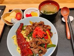 蒲烧鳗鱼拼牛肉丼-yokocho上横町·日本食街(深业上城店)