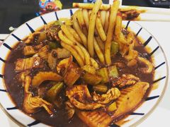酱香鸡肉炒米粉-啊臻味道•新疆特色炒米粉(大学城店)