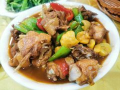 板栗烧鸡-天乐农家鱼头王(天目湖店)