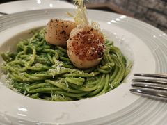 白汁菠菜帶子意粉-源·新派中西餐厅(青蓝山美食一条街店)