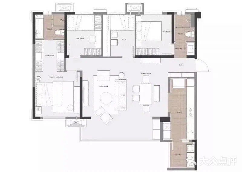 太灵了！老房大翻新：122㎡现代简约风