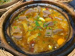 酸菜梗烧鸭血-鹤江桥·红油牛肉粉(SKP店)