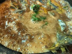 白洋淀石锅嘎鱼-小放牛炒菜馆(军校店)