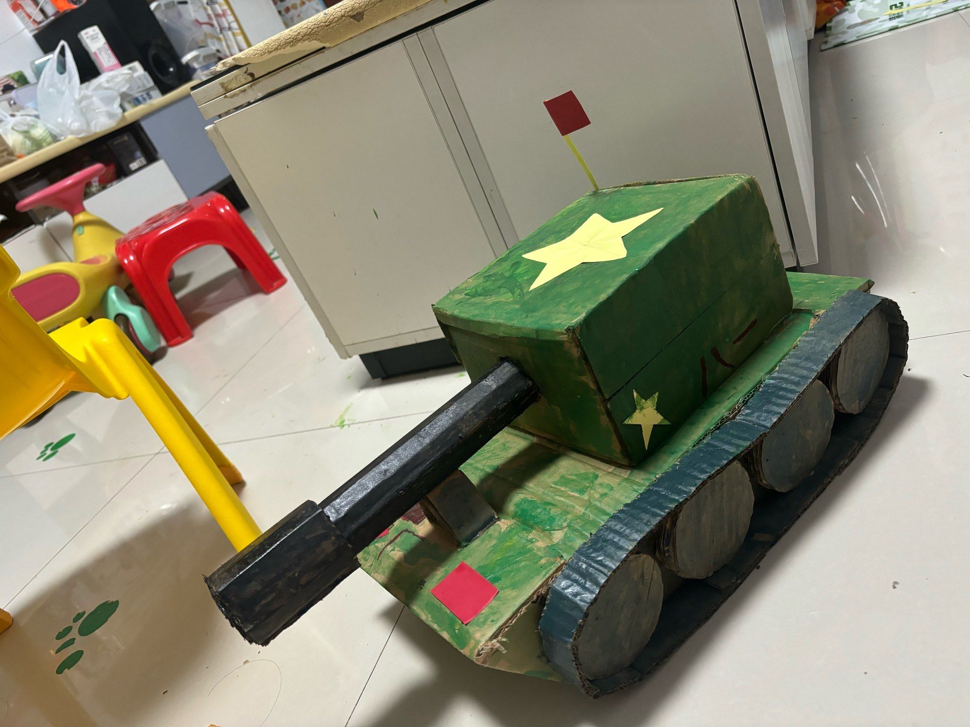 亲子diy纸盒手工制作教程