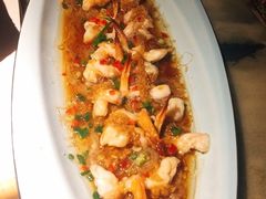 金银蒜蒸凤尾虾-绿茶餐厅(成都大悦城店)