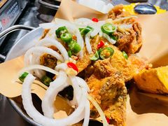 炸鸡一半一半-富乐满韩国正宗炸鸡韩国料理(虹泉路店)