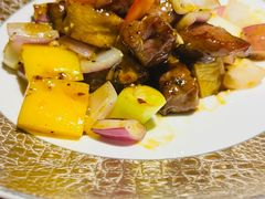 杏鲍鱼菇炒牛肉粒-江南赋(内蒙古大厦店)