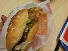 炫辣鸡腿堡-汉堡王(南京砂之船店)