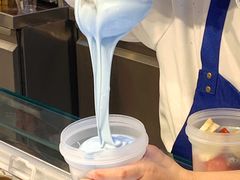 藻蓝椰香酸奶-溪边姑娘·拉丝酸奶水果捞(春熙路店)