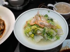 邬山腐皮杭白菜-老头儿油爆虾·1987杭州烟火味(湖滨银泰in77D区店)