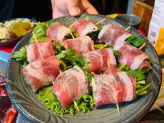 牙签香菜牛肉-谭鸭血老火锅(漳州路店)