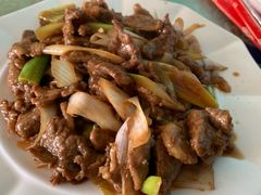 葱爆羊肉-国庆烧麦馆