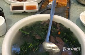 Baihuacai Goose Blood Soup