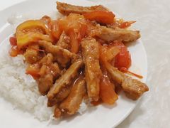 番茄猪扒饭-好好滋味茶餐厅