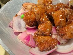 蒜香蜜汁排骨-绿茶餐厅(领展购物广场·中关村店)