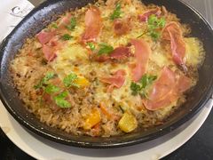 伊比利亚火腿鸡肉奶油芝士饭-C&R西班牙餐厅