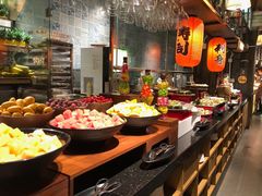 自助取餐区-领鲜活海鲜榴莲自助火锅(东门店)