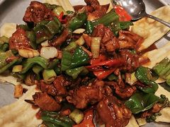-海派美食·家宴海鲜青岛菜·石锅鲽鱼头(东方城店)