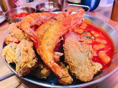 必点炸鸡翅配年糕-HOTISLAND海鸡岛·韩国料理(江南西店)