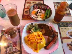 黑椒鸡扒蛋包饭-龙记·香港茶餐厅(海上世界店)